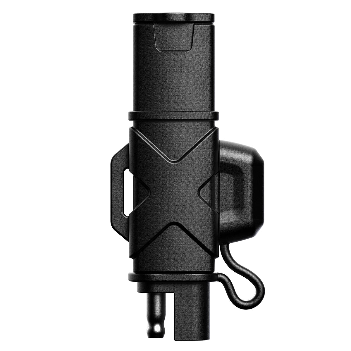 NOCO GC009 frontal mostrando adaptador X-Connect a SAE útil y compacto