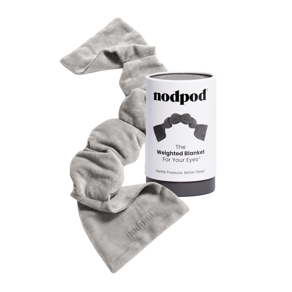 nodpod antifaz frontal mostrando diseño y confort para dormir