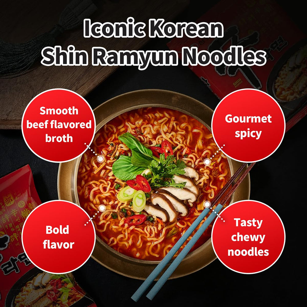 Nongshim primer plano de textura de fideos elásticos y masticables