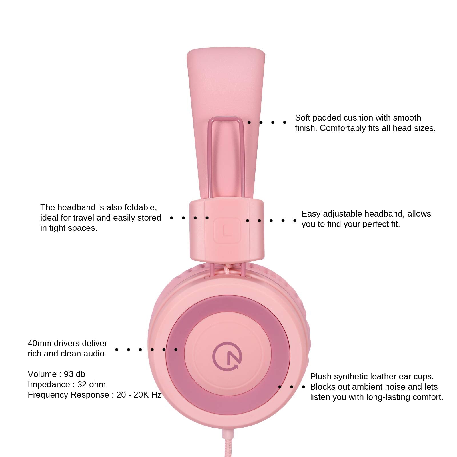 noot products ear cushion closeup highlighting soft padding for comfortable wear