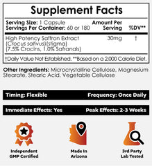 Nootropics Depot cápsula abierta con polvo del extracto, fácil de tomar