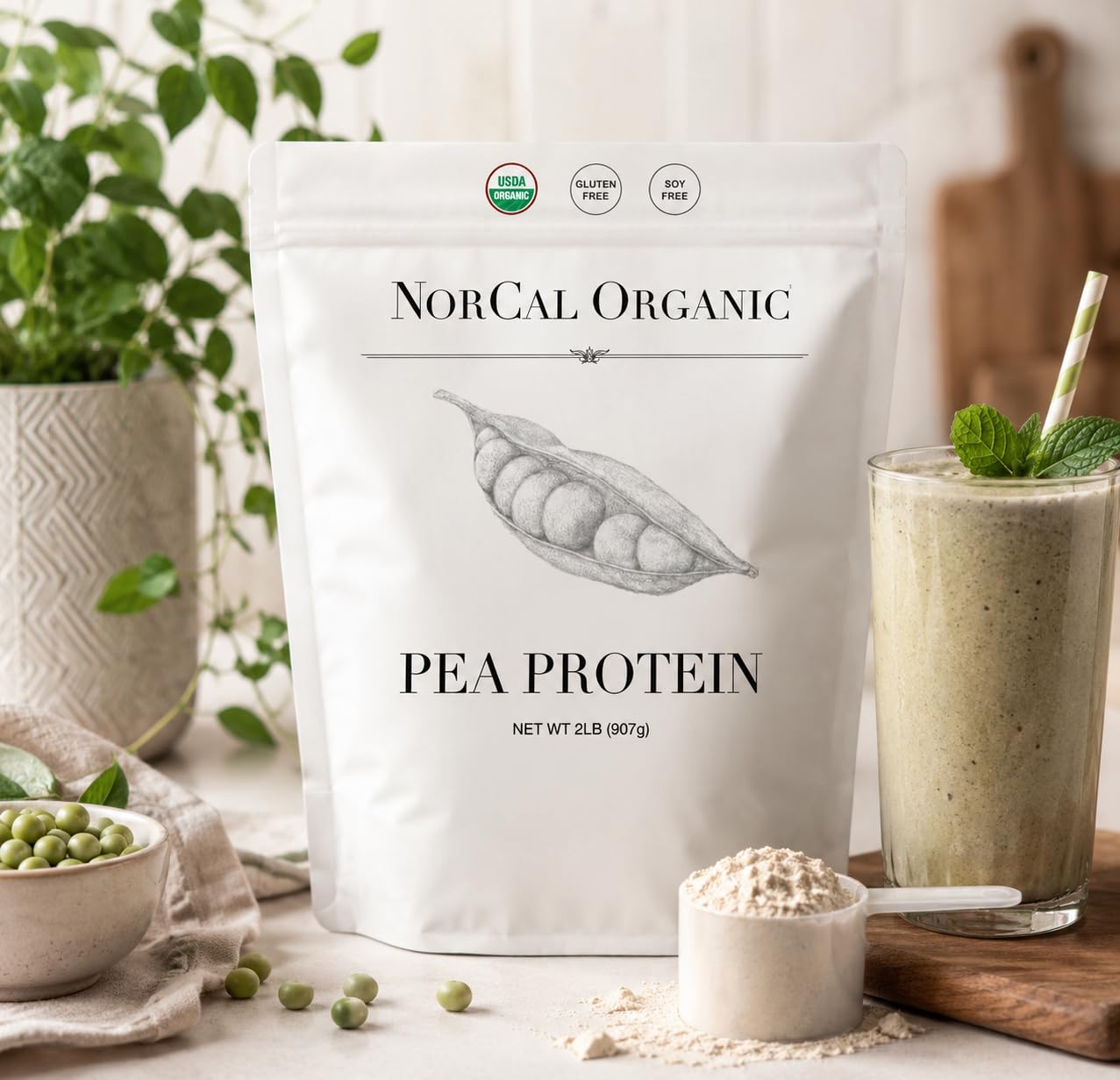 NorCal Organic producto en cocina mostrando uso cotidiano y sostenibilidad