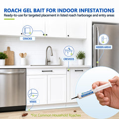 Nordewell bait applied under sink demonstrating discreet placement and reduced visible exposure