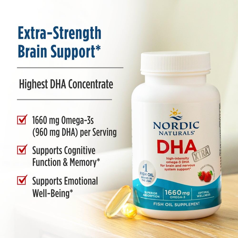 Nordic Naturals primer plano de etiqueta que muestra pureza y pruebas