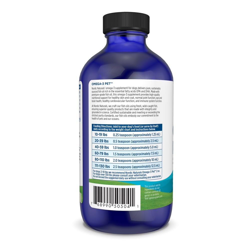 Nordic Naturals frasco junto a mano para comparación de tamaño, muestra cantidad