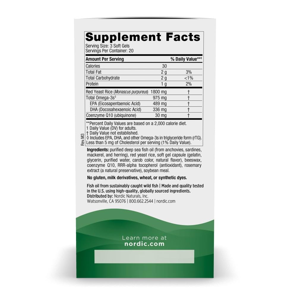 Nordic Naturals detalle de etiqueta con ingredientes clave y concentraciones