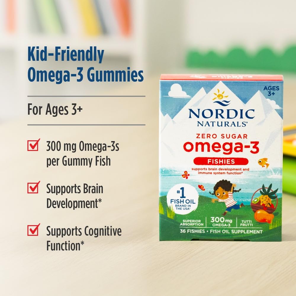 Nordic Naturals close-up gummy texture highlighting chewable appeal
