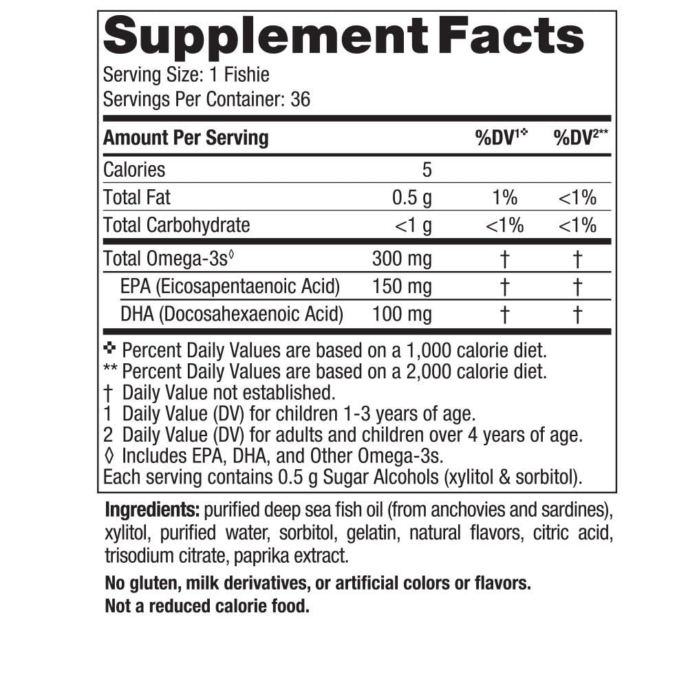 Nordic Naturals individual sealed foil pouch for portable servings