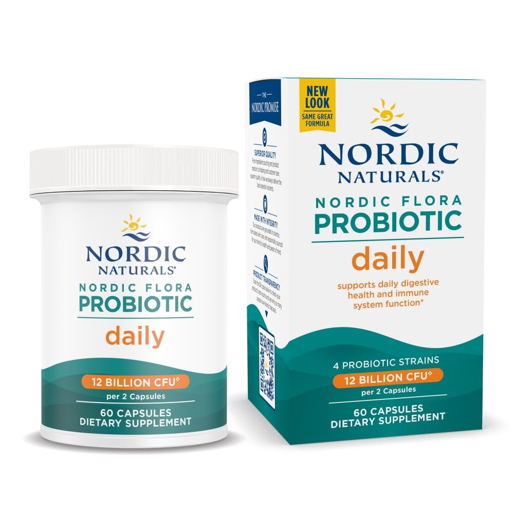 Nordic Naturals frontal del envase mostrando marca y beneficios visibles