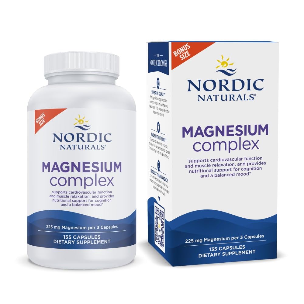 Nordic Naturals frente del envase mostrando 135 cápsulas y certificación vegana