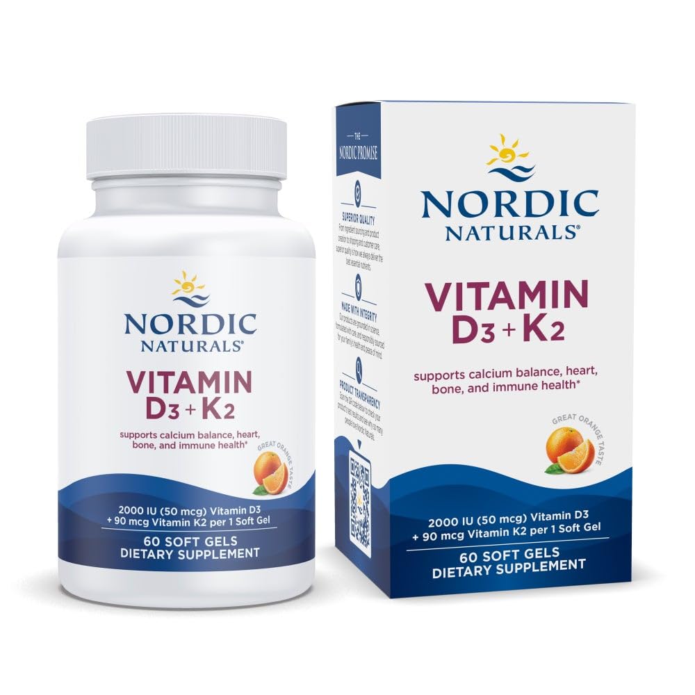 Nordic Naturals empaque frontal claro mostrando dosis y sabor naranja