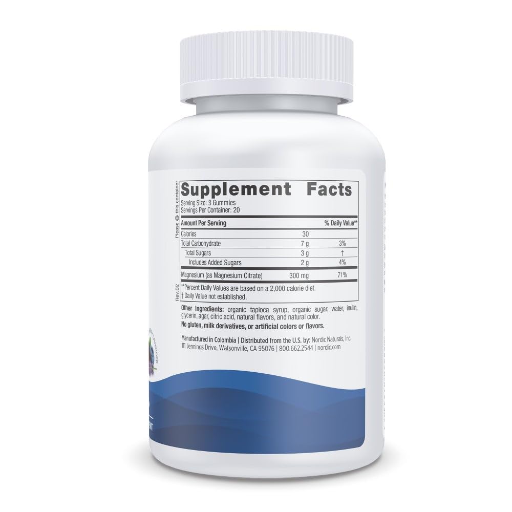 Nordic Naturals textura de gomitas masticables, aspecto apetitoso