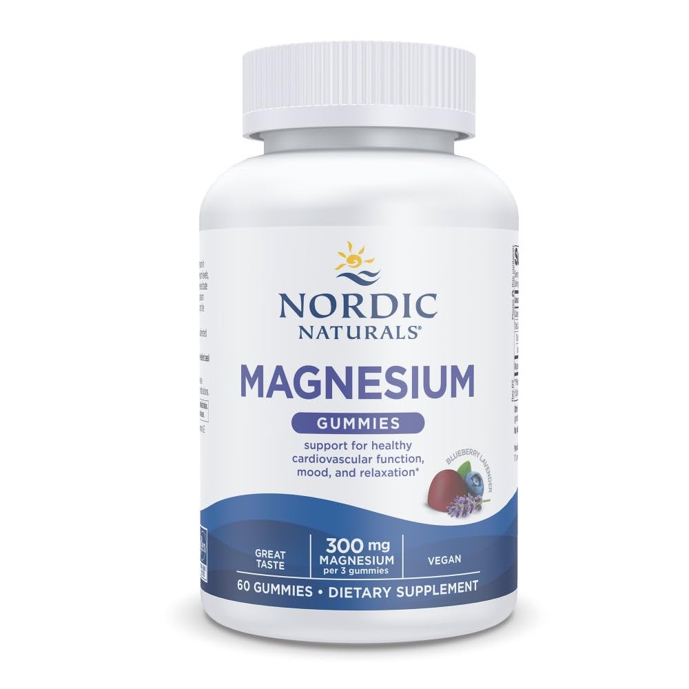 Nordic Naturals bote frontal mostrando gomitas y etiqueta clara
