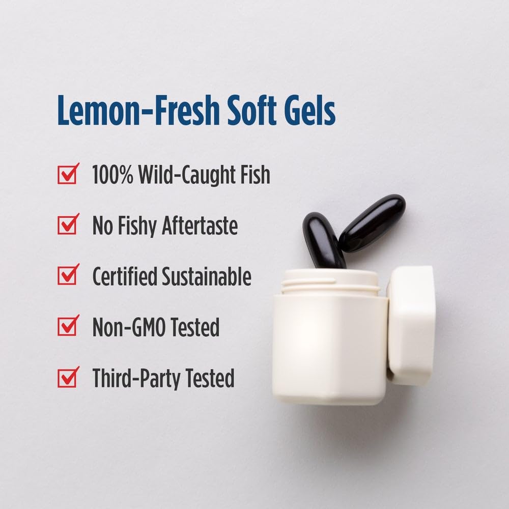Nordic Naturals product label close-up showing ingredient list and dosing clarity