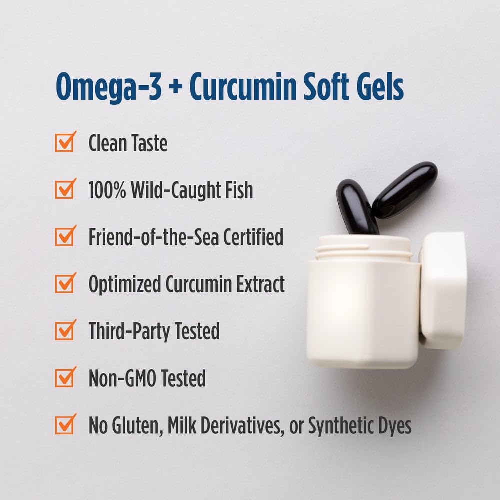 Nordic Naturals etiqueta de ingredientes detallada con curcumina y L‑glutatión