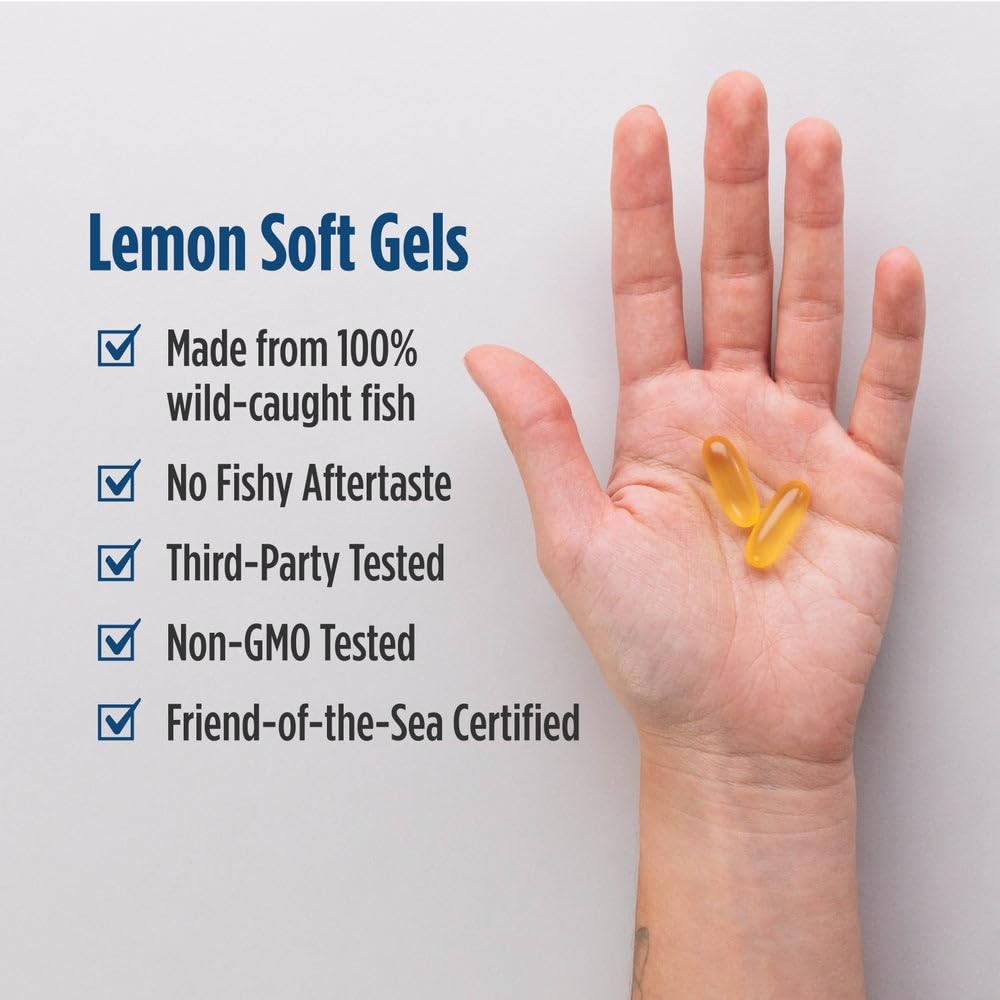 Nordic Naturals gotas de aceite demostrando textura y pureza