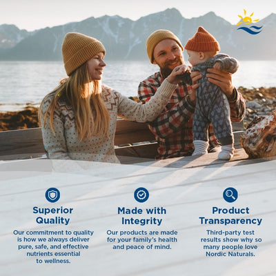 Nordic Naturals certificado de pureza mostrando pruebas de laboratorio
