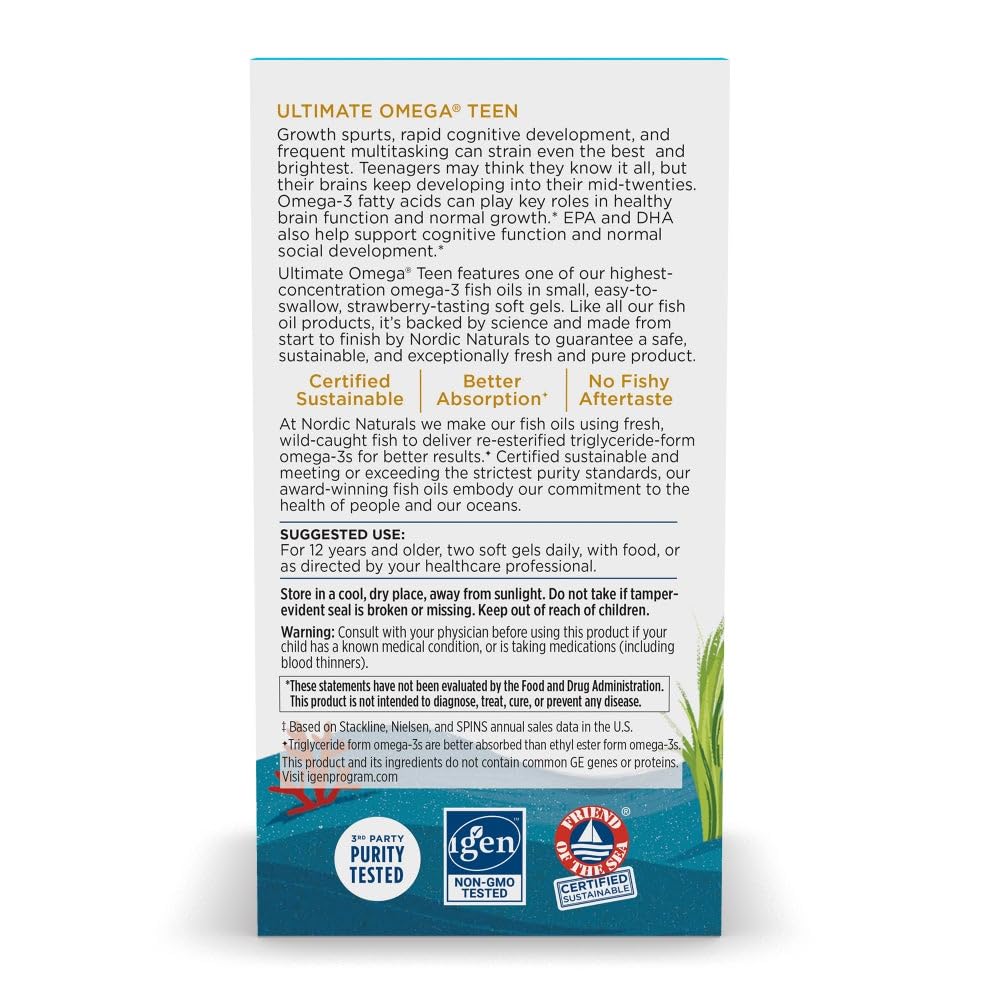 Nordic Naturals certificate graphic representing third‑party purity and freshness