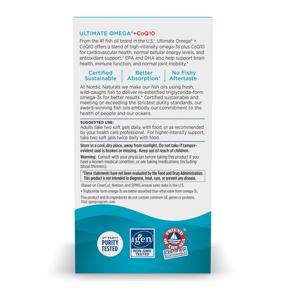 Nordic Naturals third-party testing seal and certificates showing purity assurance