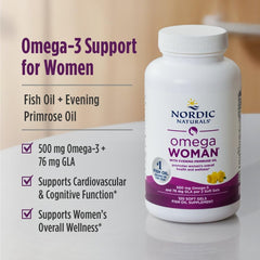 Label close-up on Nordic Naturals bottle showing ingredient and purity details