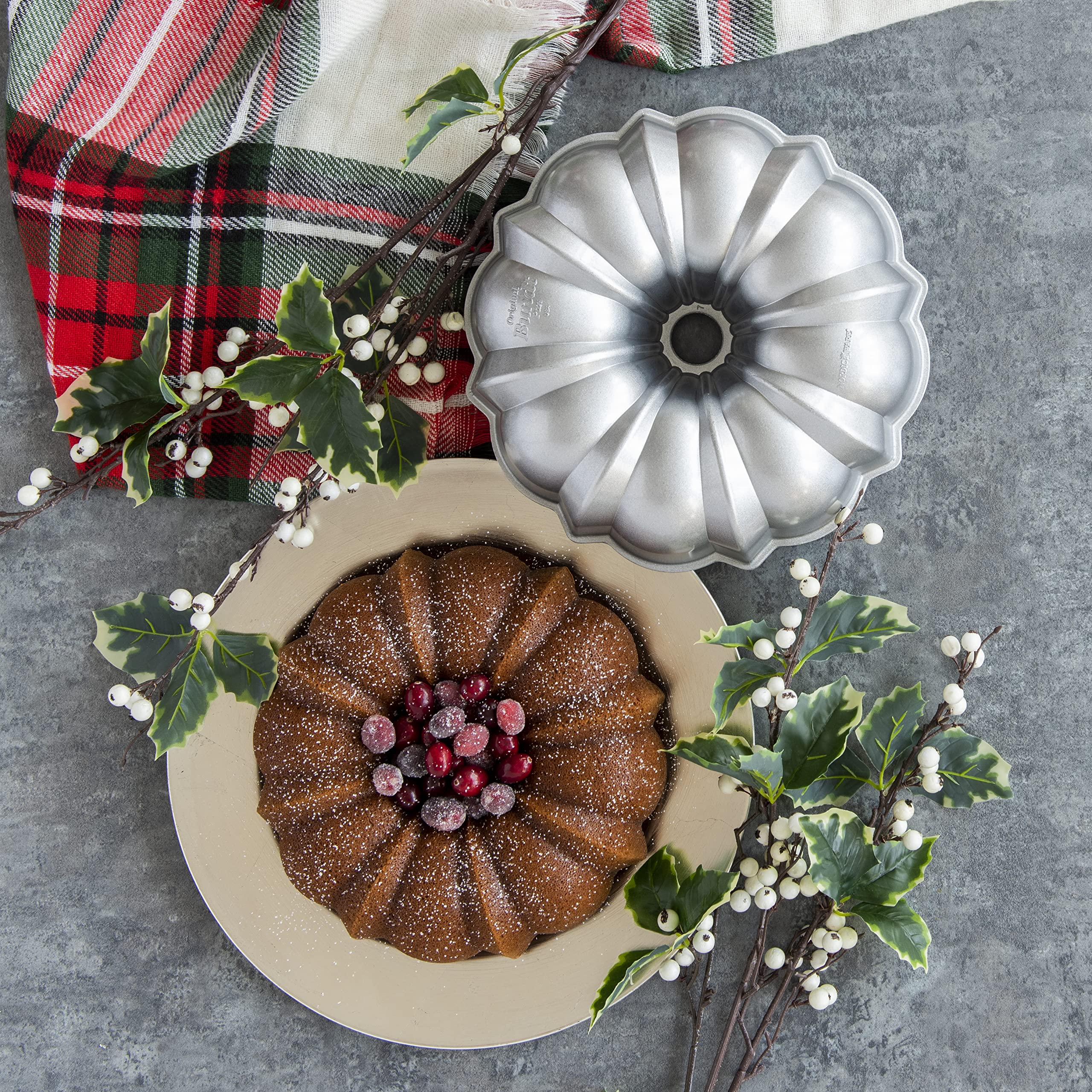 Nordic Ware detalle de relieves del molde que asegura decoración nítida