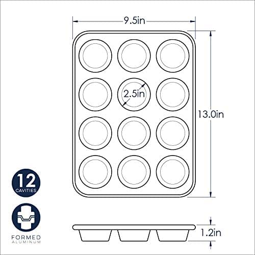 Nordic Ware borde encapsulado de acero, evita deformaciones
