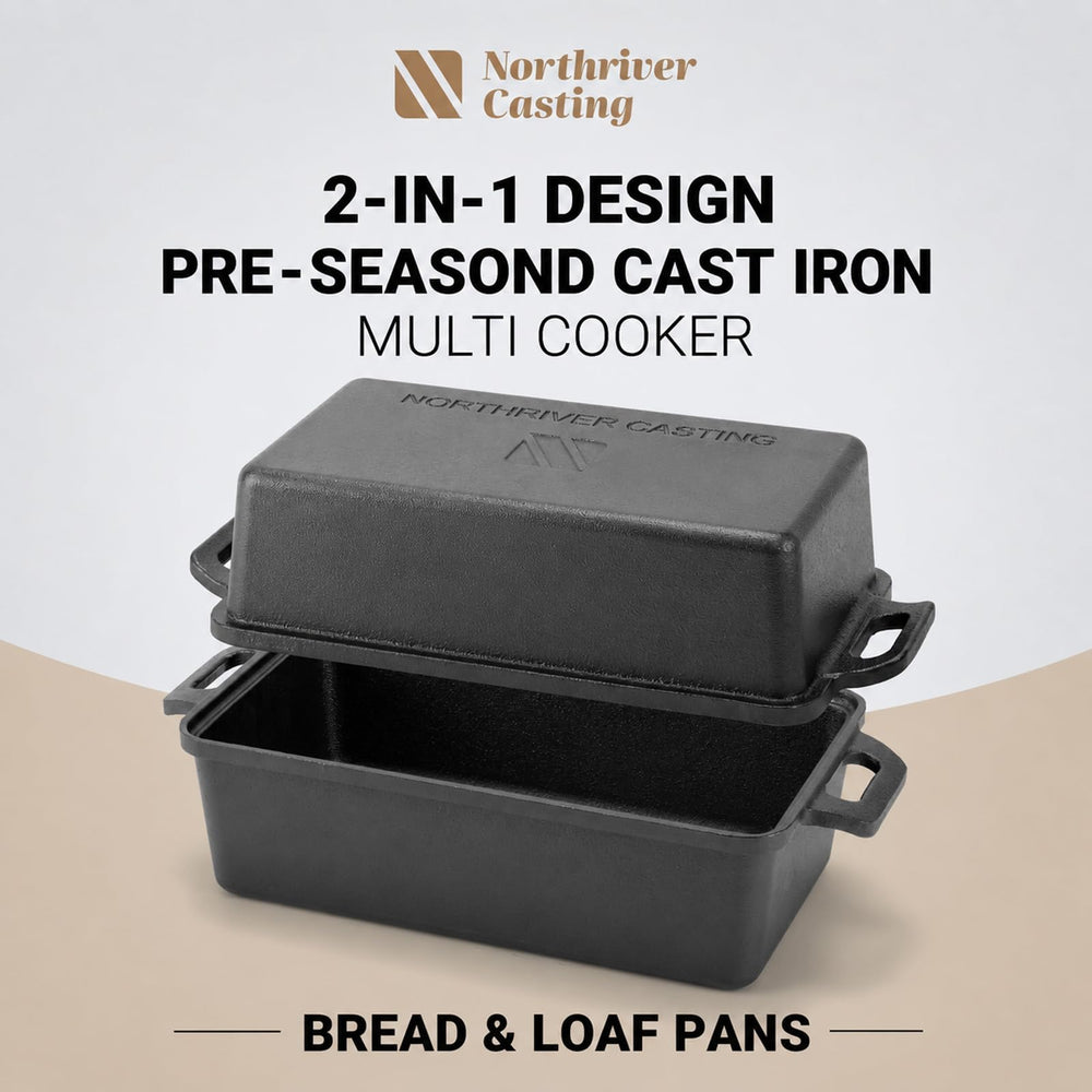 Northriver Casting primer plano de la textura de hierro que mejora la distribución del calor