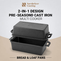 Northriver Casting primer plano de la textura de hierro que mejora la distribución del calor