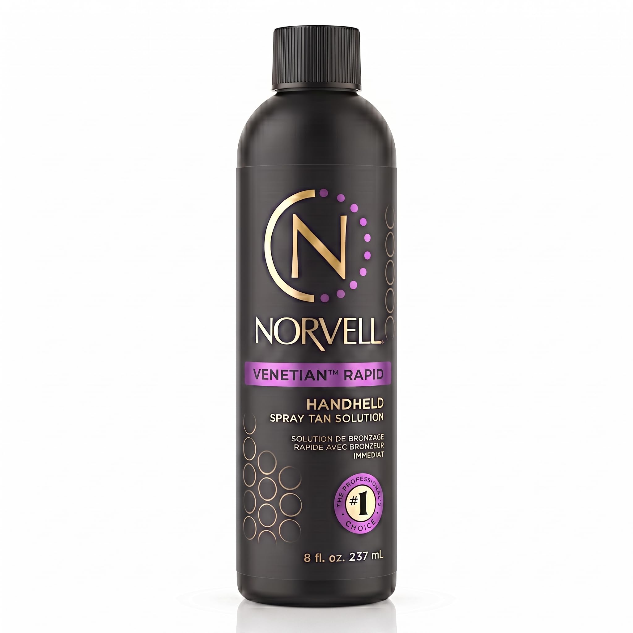 Norvell Venetian One frente del producto mostrando envase y beneficio de tono natural
