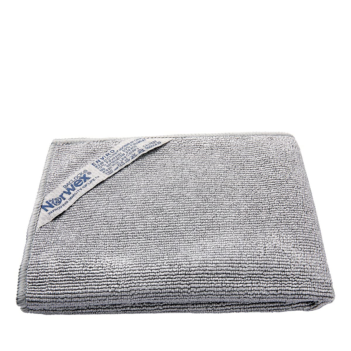 Norwex paños junto a objeto para comparar tamaño y utilidad