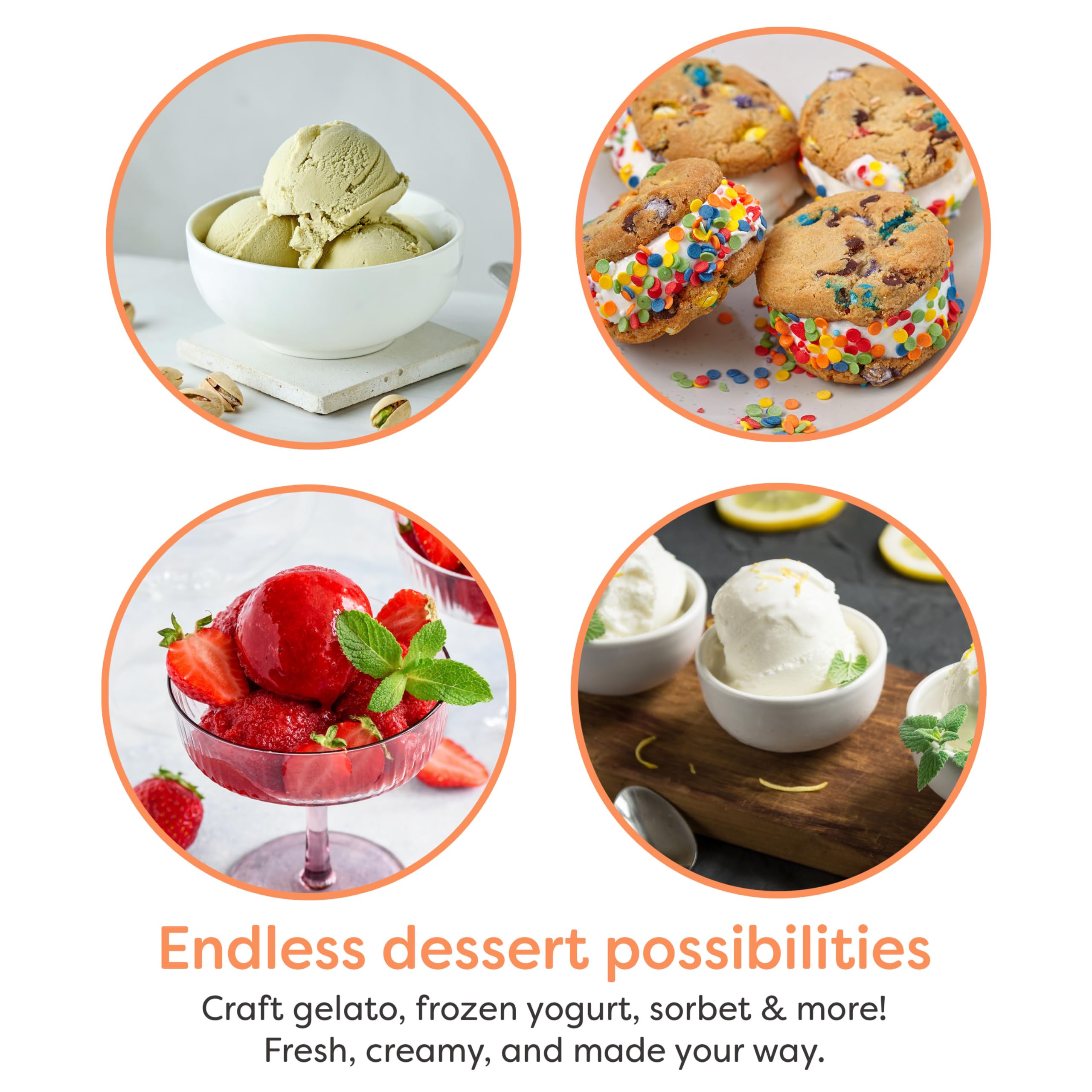 nostalgia finished soft-serve pouring into bowl showing creamy texture
