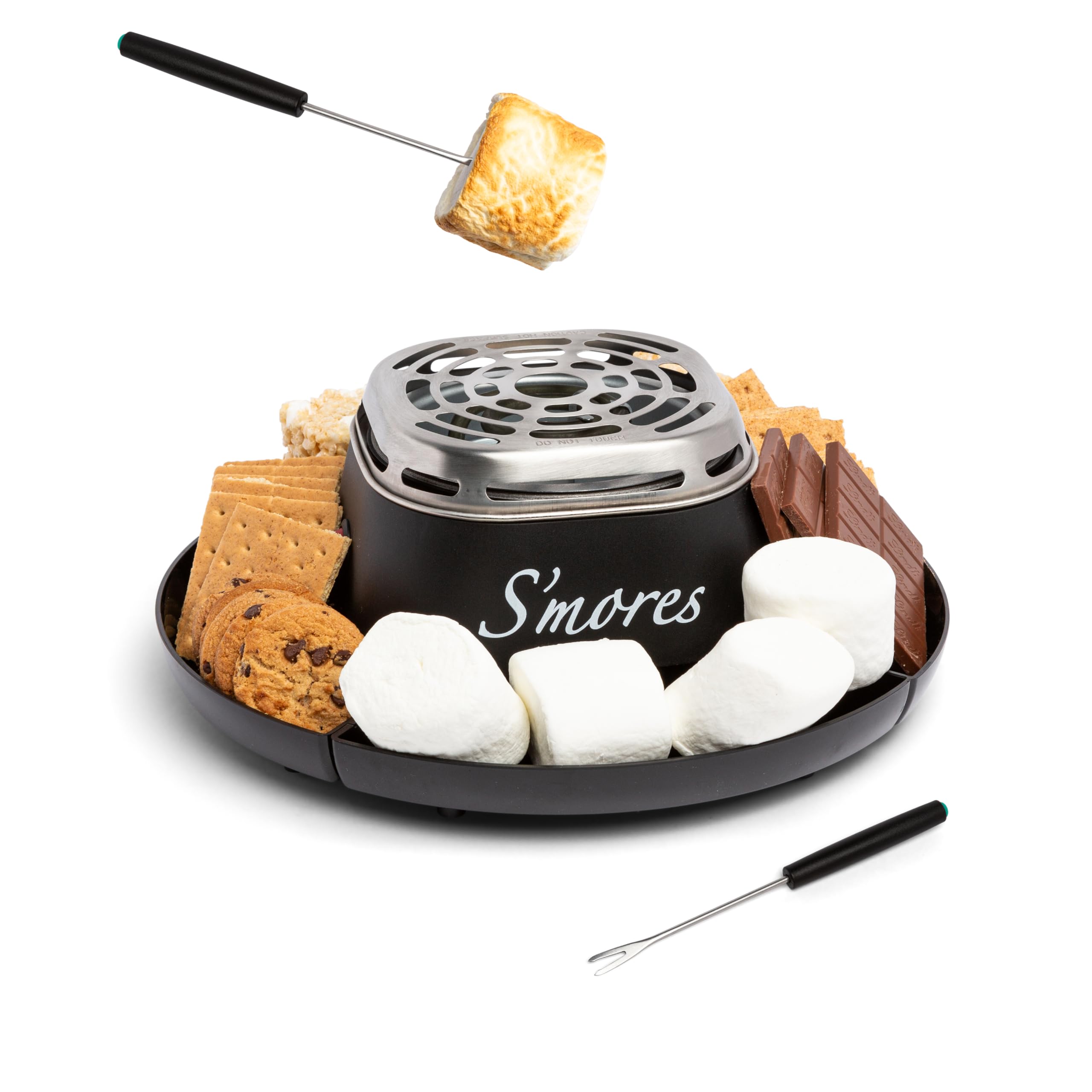 Nostalgia unidad frontal de sobremesa para s'mores, opción segura y compacta