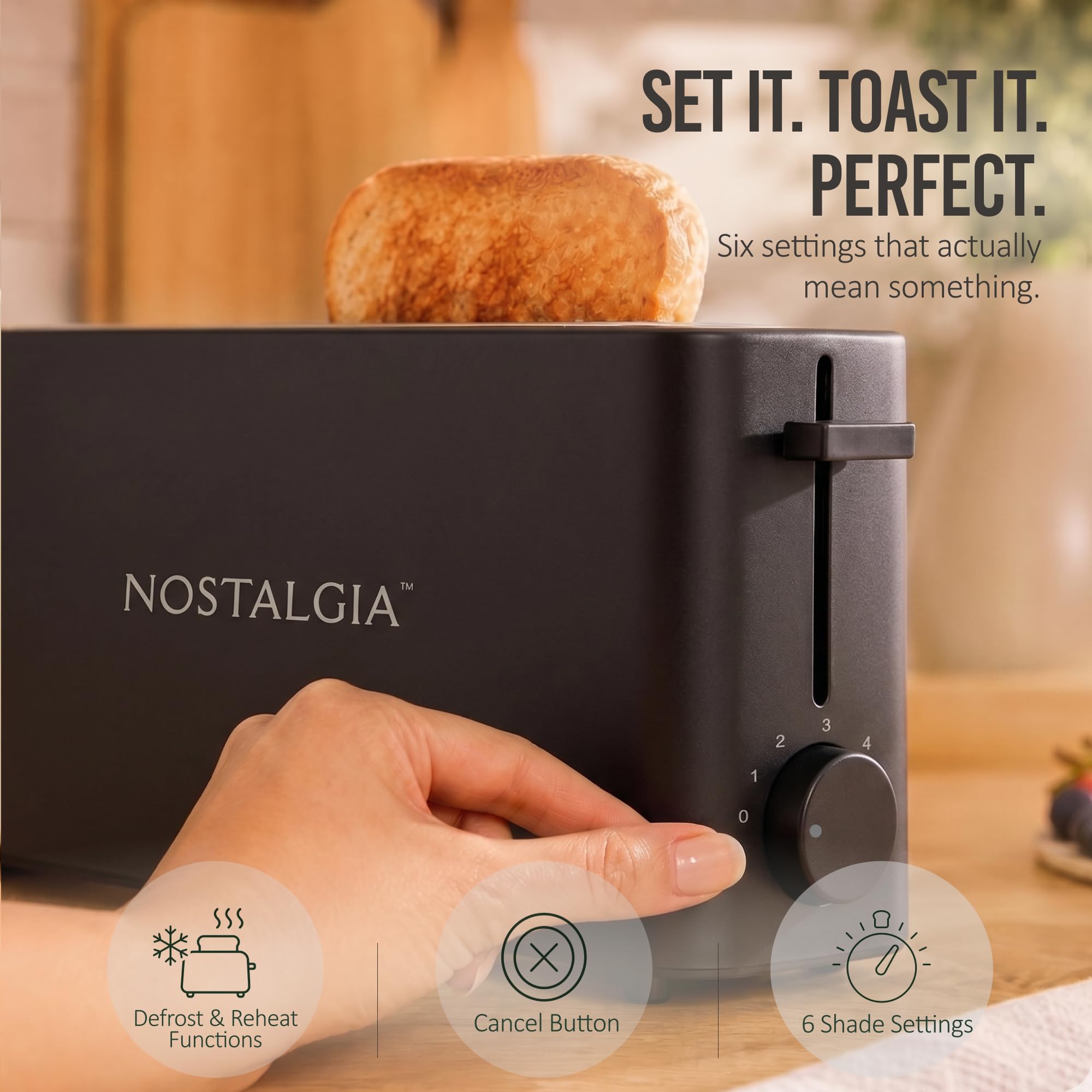 Nostalgia tostadora bandeja recogemigas abierta limpieza rápida y sin esfuerzo