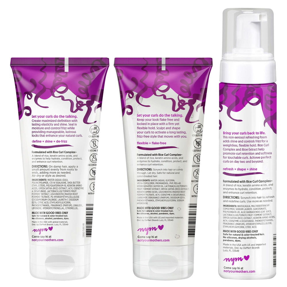 Not Your Mother's primer plano de ingredientes naturales que favorecen la retención