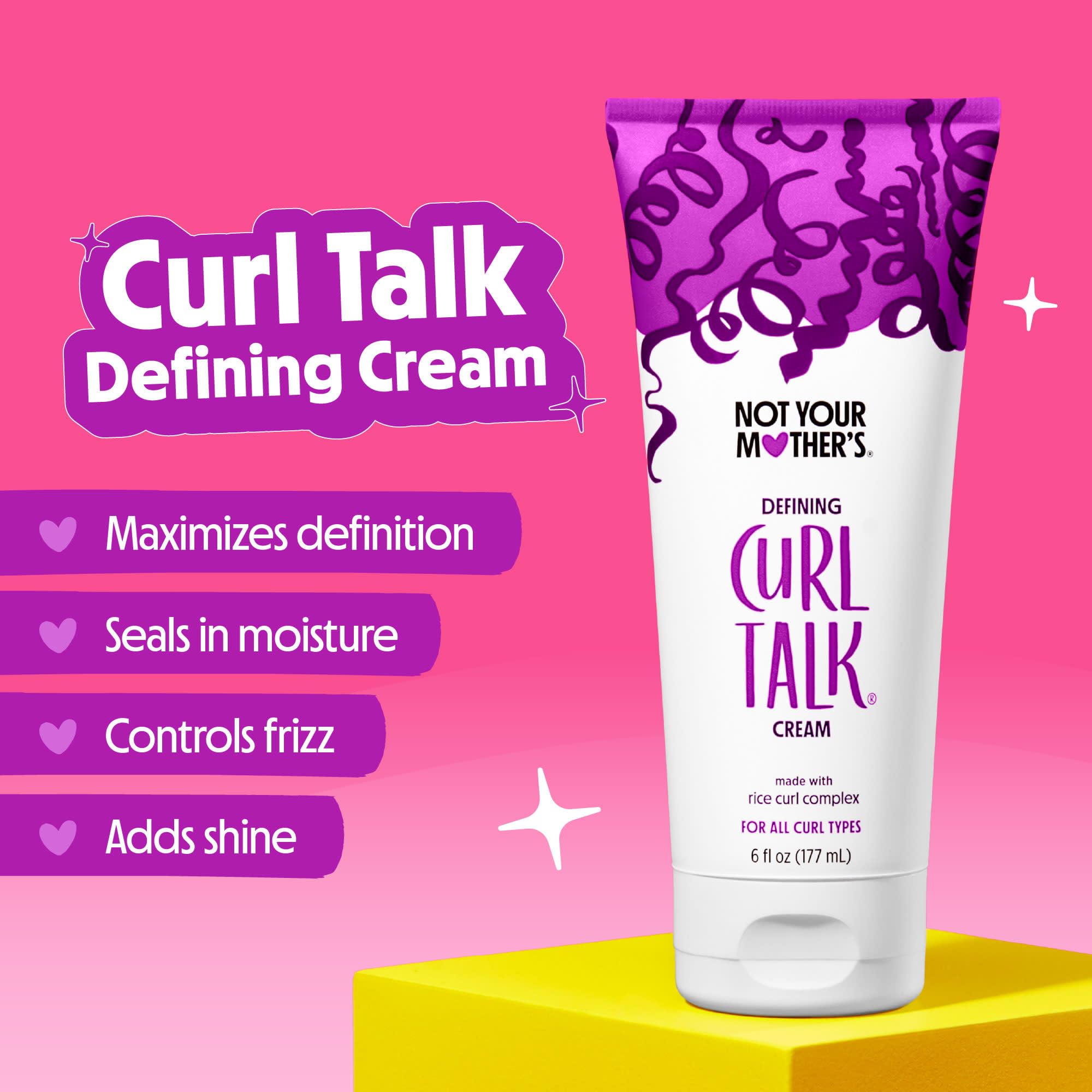 Not Your Mother's etiqueta mostrando Rice Curl Complex y beneficios protectores