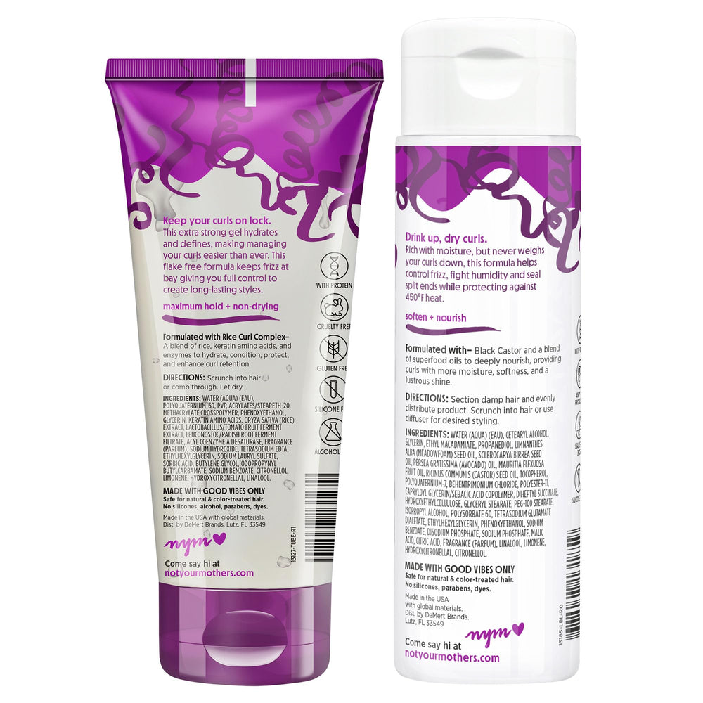 Not Your Mother's ambiente de baño con productos mostrando uso diario