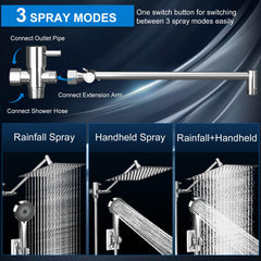 nottia handheld spray held for targeted rinsing and convenience