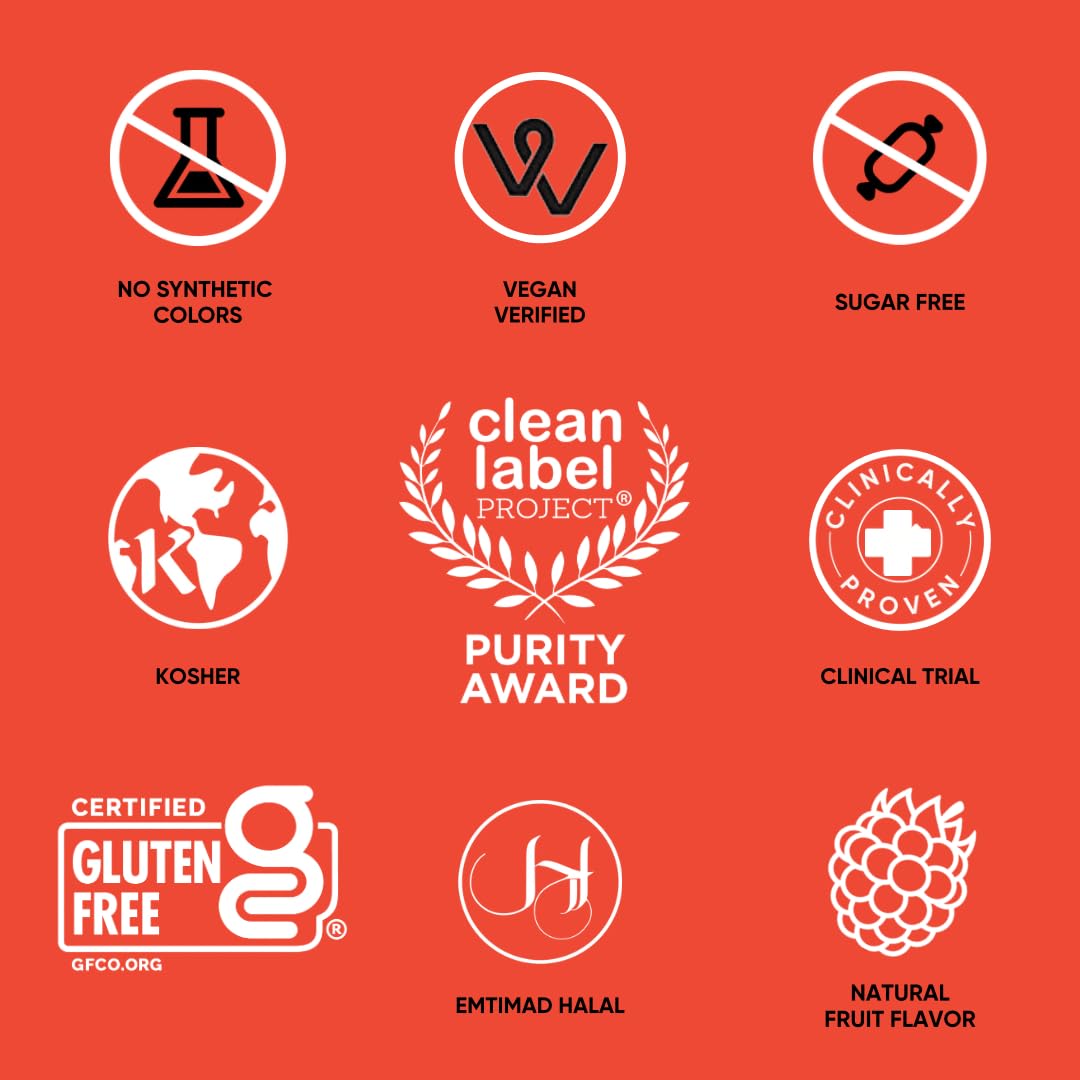 NovaFerrum etiqueta con certificados Vegan, Sin Gluten, Kosher y Halal visibles