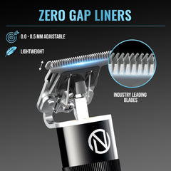 NOVAH Grooming cuchillas autoafilables detalle que garantiza cortes precisos