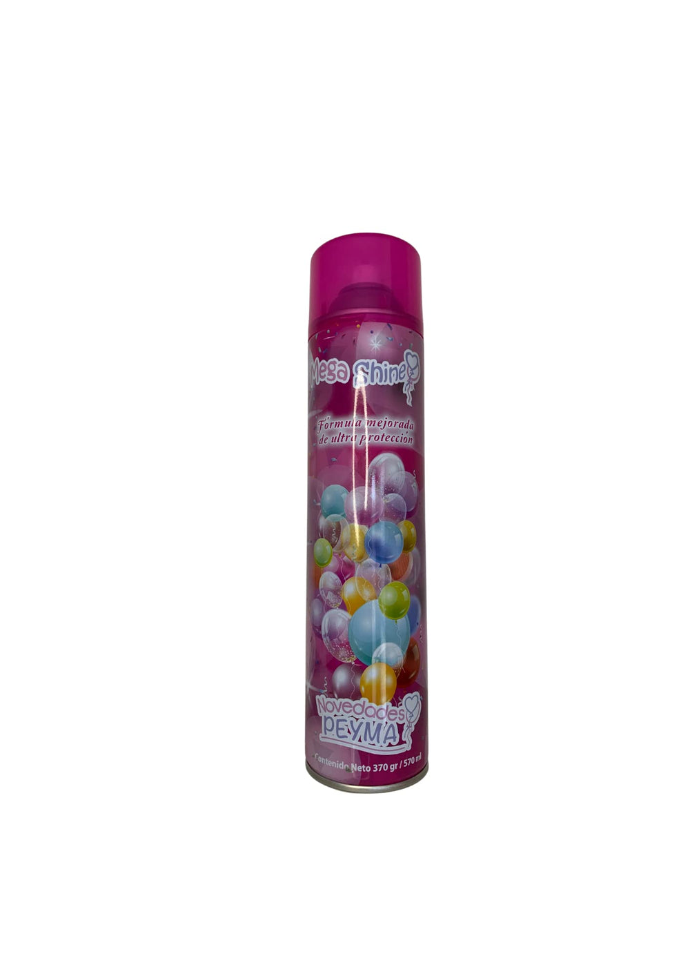 Novedades Peyma Mega Shine frontal del envase mostrando etiqueta clara y capacidad