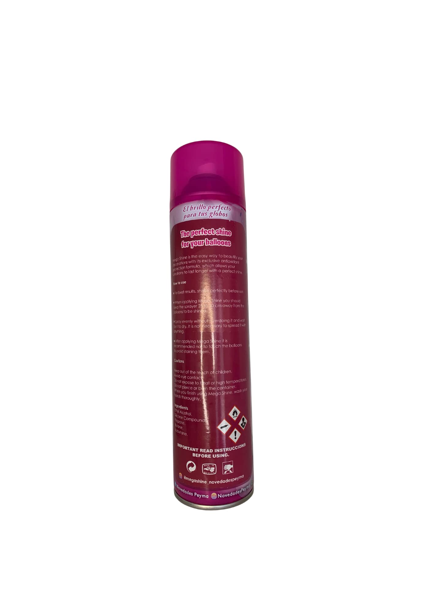 Novedades Peyma Mega Shine detalle de la textura de la niebla y acabado brillante