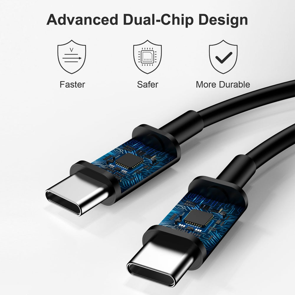 Novobit cable Type‑C 10ft extendido ofreciendo alcance cómodo