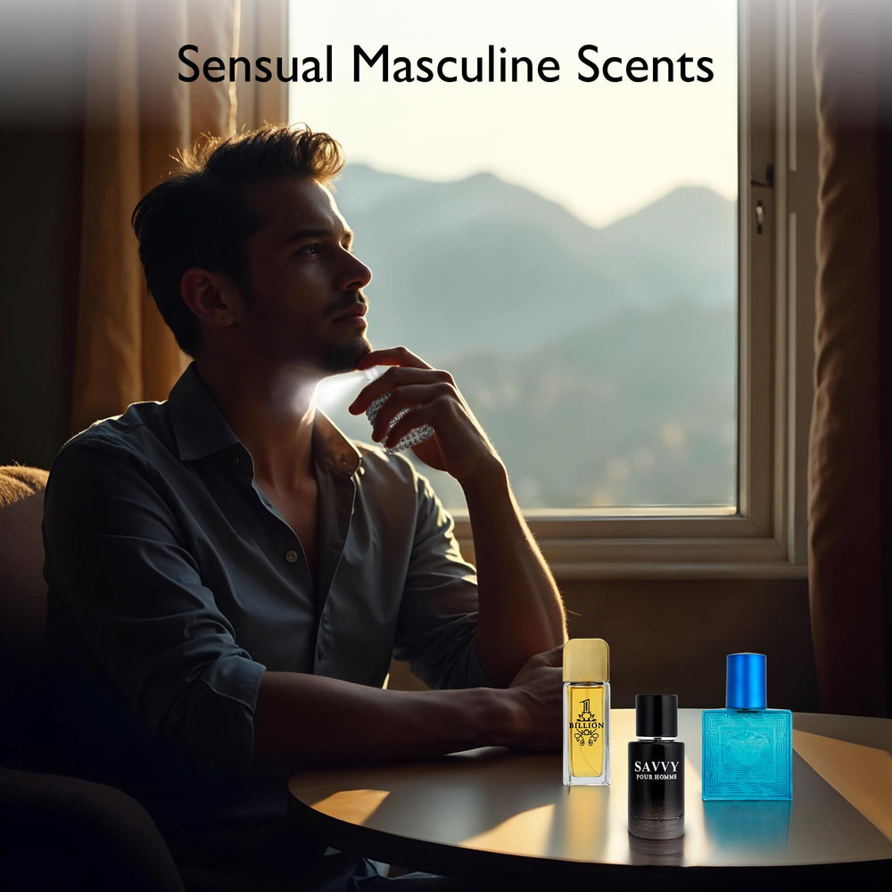 NovoGlow quartet laid out by scent family for easy comparison