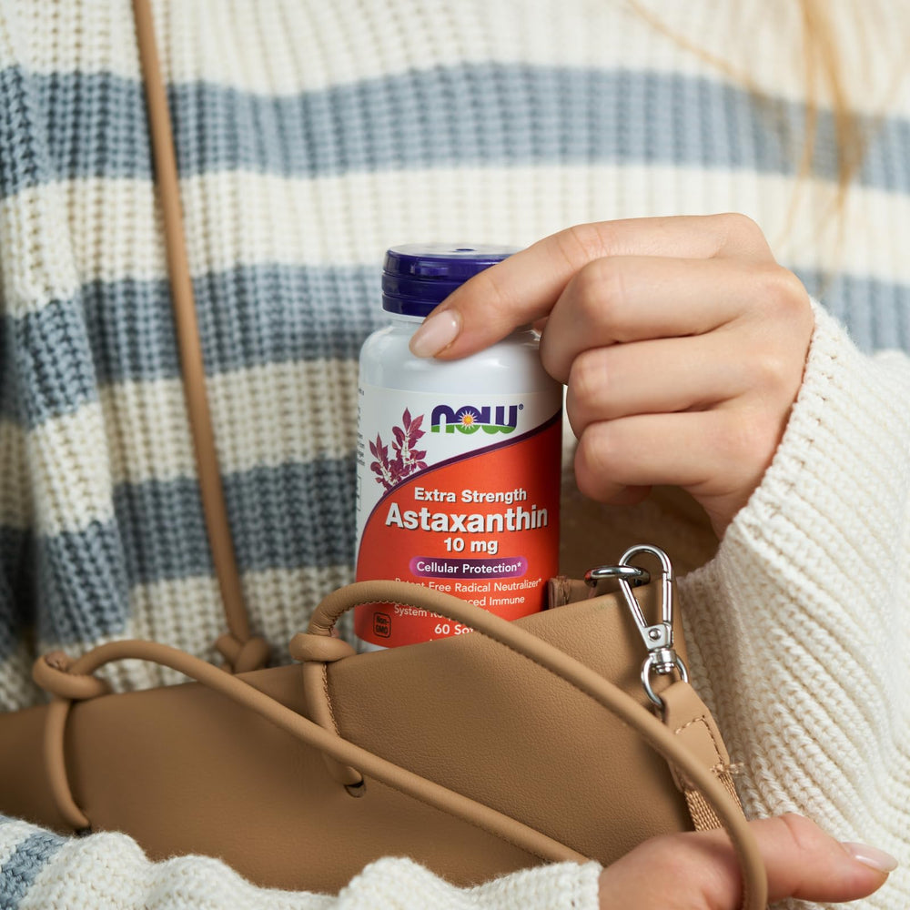 NOW Foods cápsula servida con comida grasa para mejorar absorción, uso práctico
