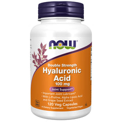 NOW Foods front bottle view showing product name and double strength benefit