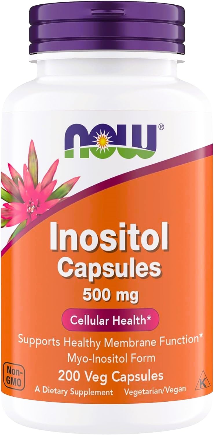 NOW Foods frasco delantero mostrando 200 cápsulas y beneficio vegano