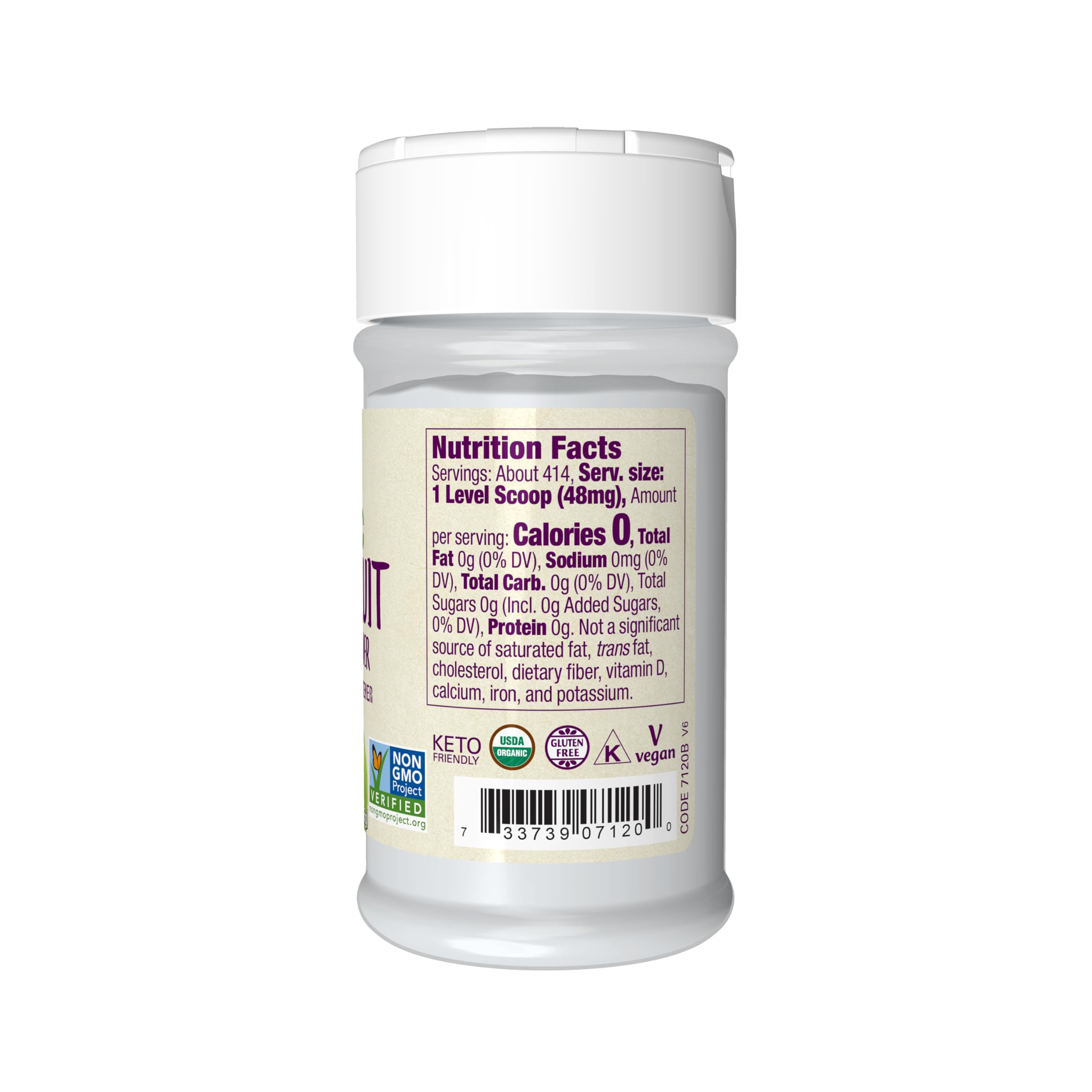 NOW Foods cuchara dosificadora incluida, control preciso de dulzor