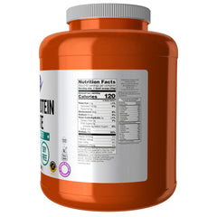 NOW Foods open scoop and powder texture highlighting mixability and creamy mouthfeel
