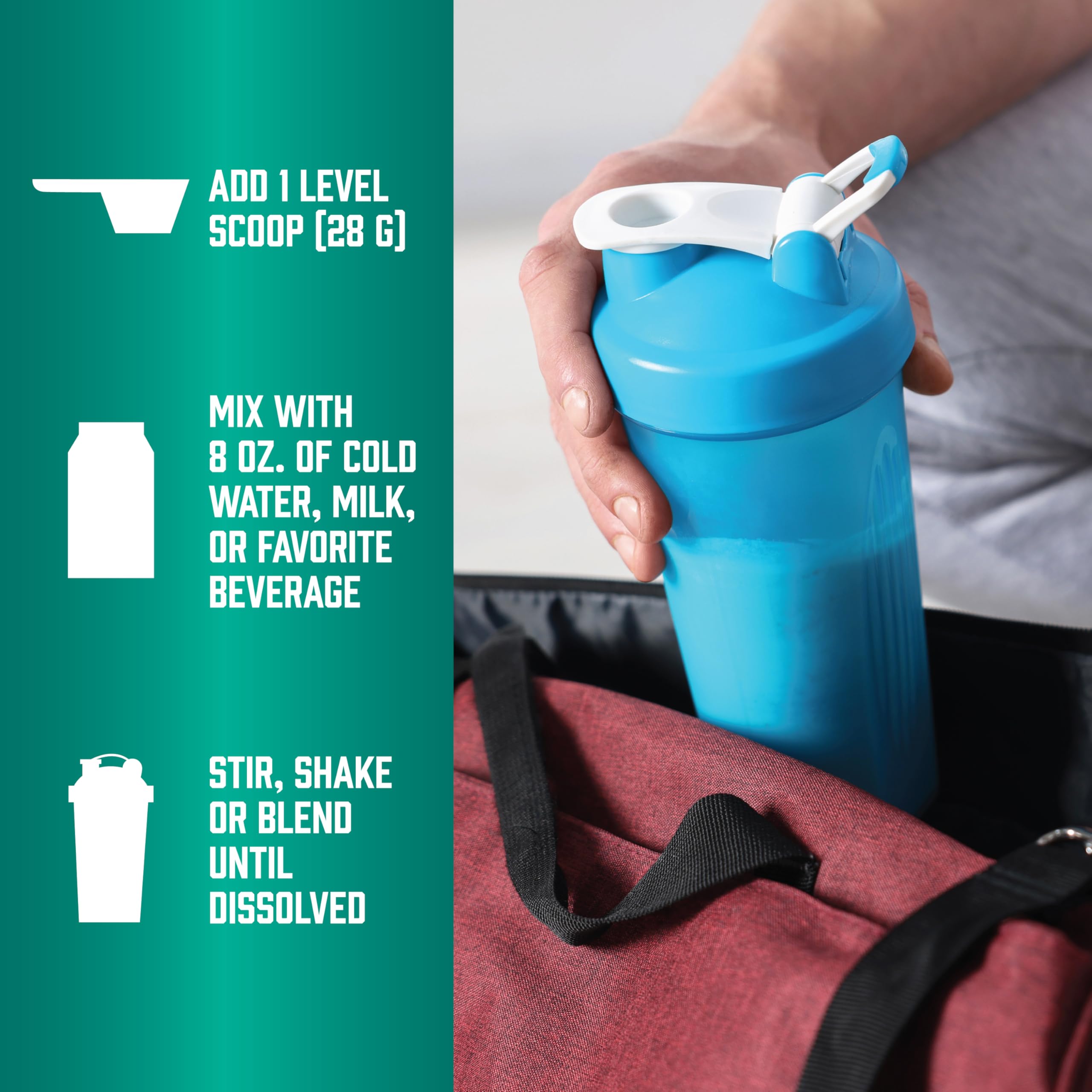 Etiqueta nutricional de NOW Foods Whey Protein Isolate con datos de proteína