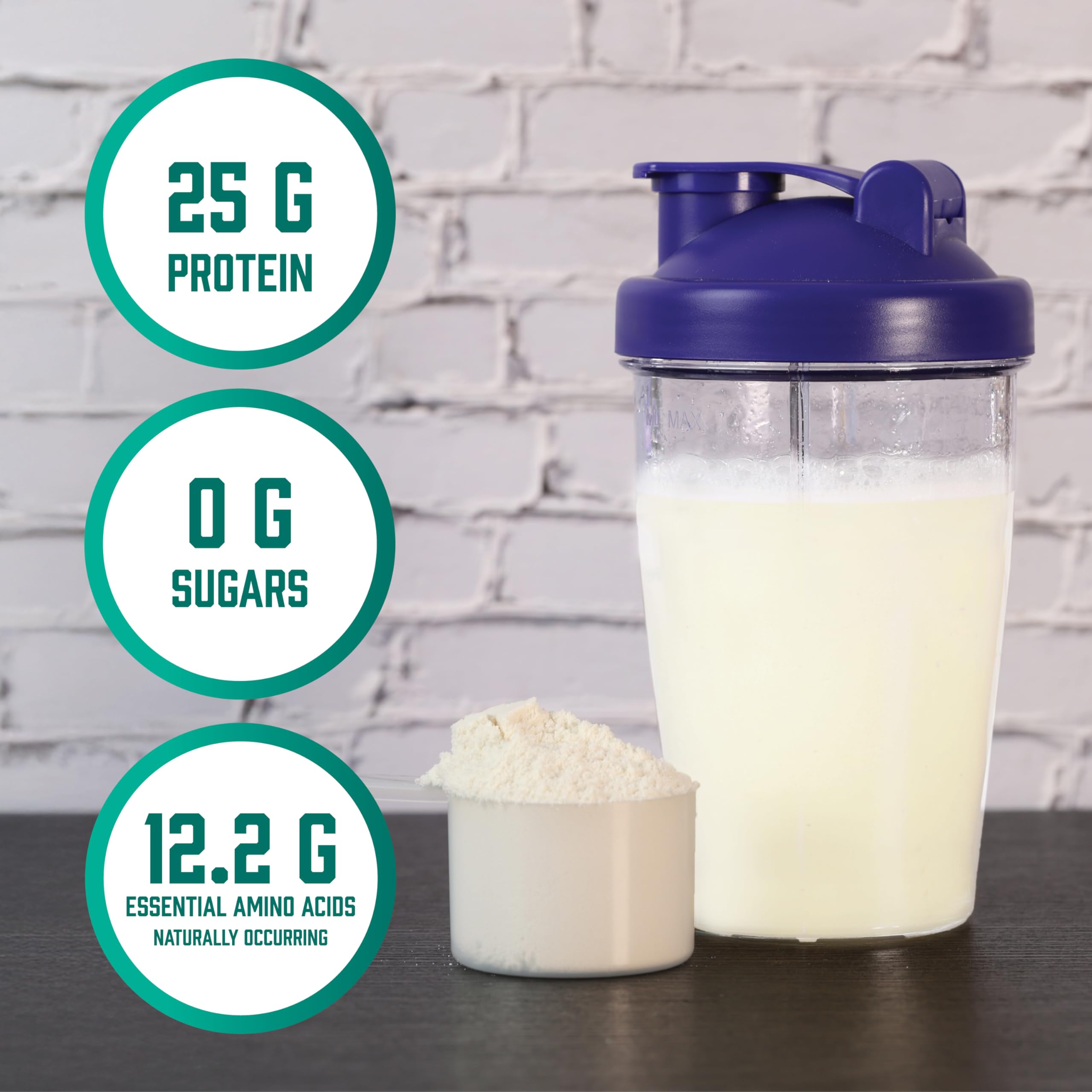 Avena con NOW Foods Whey Protein Isolate como opción de desayuno proteico